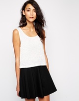 Thumbnail for your product : Only Sleeveless Jersey Cropped Top