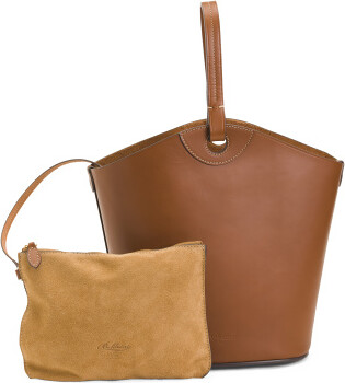 TJMAXX Leather Rigid Bucket Bag - ShopStyle