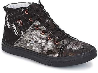 Catimini ROUSSEROLLE girls's Shoes (High-top Trainers) in Black