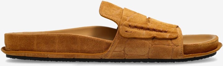 Jacquemus Mocassin Suede Flat Sandals