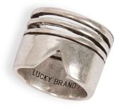 Thumbnail for your product : Lucky Brand Double Trouble Silver-Tone Ring