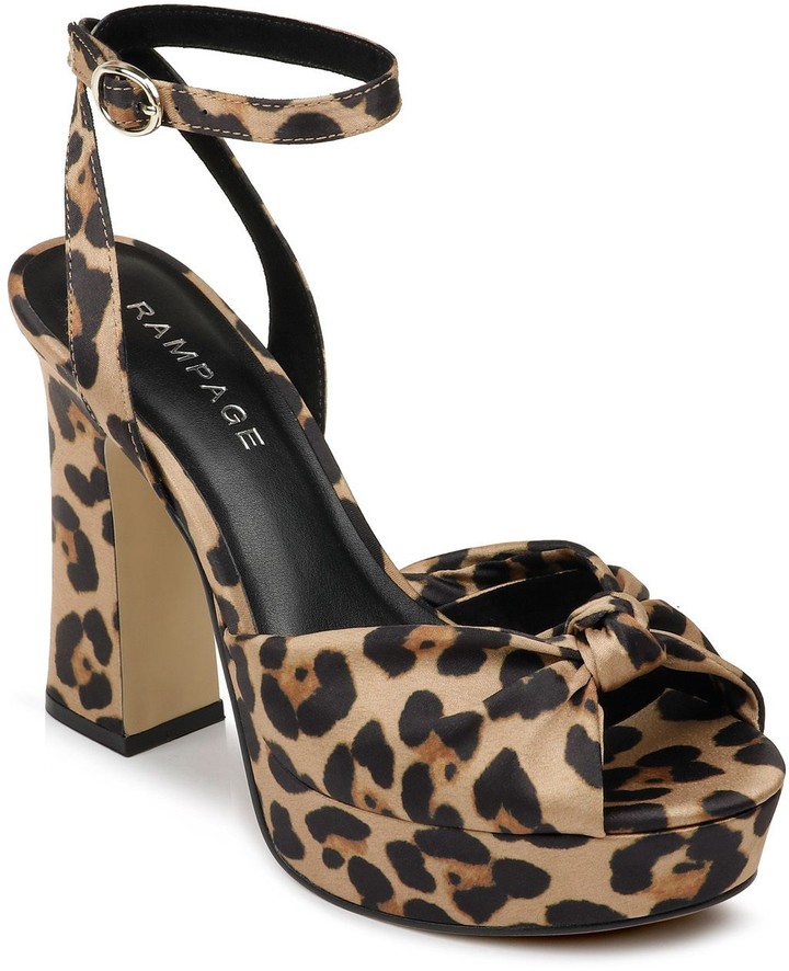 rampage block heel sandals