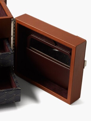 MÉTIER Travel Leather Desk Set - Brown