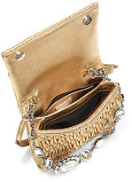 Thumbnail for your product : Miu Miu Embellished Metallic Square Shoulder Bag