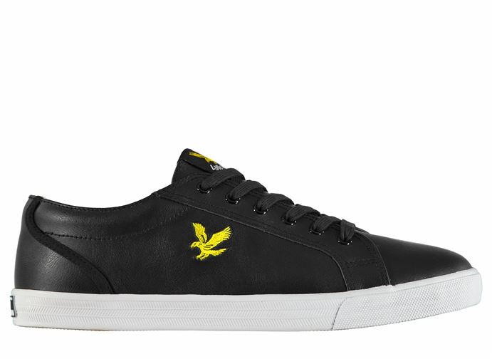 lyle and scott leather trainers