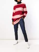 Thumbnail for your product : Sportmax Osella striped-knit sweater dress