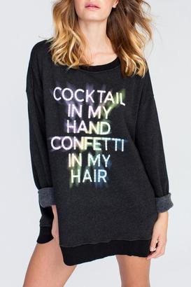 Wildfox Couture Cocktails & Confetti Sweatshirt
