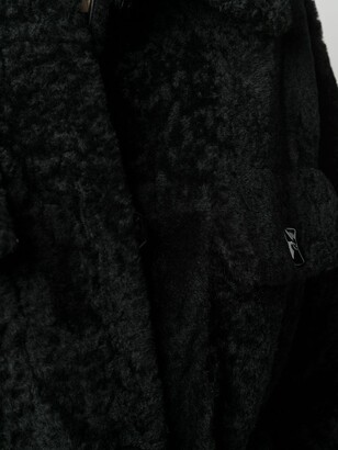 Drome Shearling Button-Up Coat