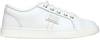 Dolce & Gabbana Logo Plaque Nappa Leather Sneakers