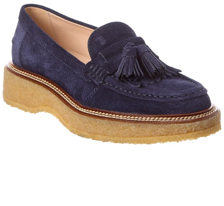 Tod's Tod’S Tassel Suede Loafer ShopStyle