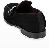 Thumbnail for your product : Dolce & Gabbana Men's Suede D-Buckle Strap Loafers