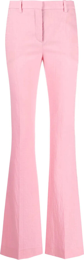 パンツ VERSACE Woman Pants Pink 10100451A08198 1PN50 Versace Outlet: virgin wool pants - Pink | Versace pants