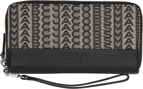 Marc Jacobs The Monogram Jacquard Continental Wristlet Wallet