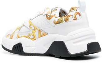 Versace Jeans Couture Baroque print trainers
