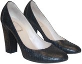 Thumbnail for your product : Christian Dior Black Python Court Shoes