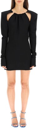 ATTICO Mini Dress With Cut-out And Chain