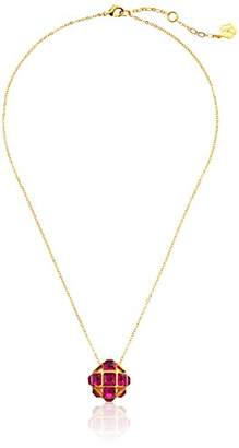 Trina Turk Discreet Opulence Gold-Plated Small Geo Ball Pendant Necklace