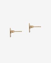 Thumbnail for your product : Jennifer Zeuner Jewelry Diamond Detail Triangle Stud Earrings