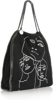 Thumbnail for your product : Stella McCartney Falabella Gary Hume faux brushed-suede shoulder bag