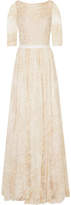 Marchesa Notte - Embellished Tulle Gown - Ivory