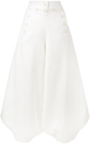 Chloé - pantalon sarouel bouffant - women - coton/Polyester/Spandex/Elasthanne - 38