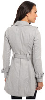 Thumbnail for your product : Brigitte Bailey Double Breasted Jacket with Front Ruffles and Self Belt