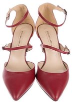 Thumbnail for your product : BCBGMAXAZRIA Leather Pointed-Toe Pumps