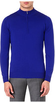 Thumbnail for your product : John Smedley Wyvern half-zip merino wool jumper - for Men