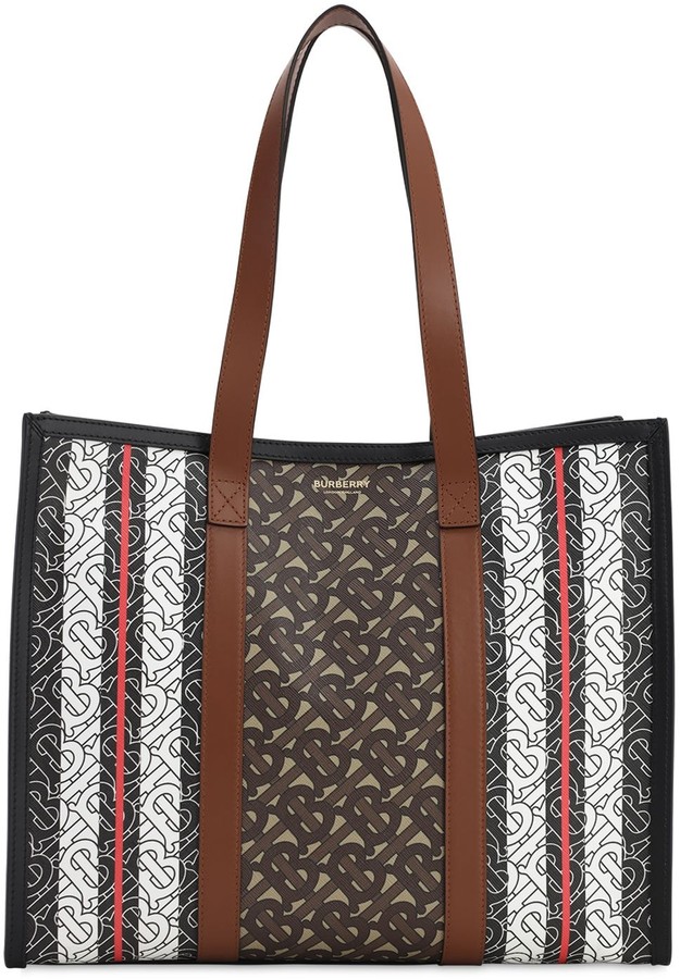 monogram canvas tote