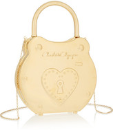 Thumbnail for your product : Charlotte Olympia Chastity gold-tone clutch