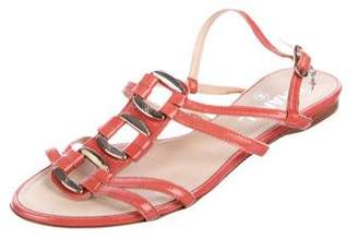 Chanel Patent Leather Multistrap Sandals