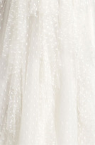 Thumbnail for your product : Carmen Marc Valvo Dotted Tulle One Shoulder Gown