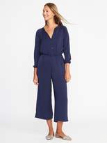 Thumbnail for your product : Old Navy Satin Tie-Neck Jumpsuit for Women