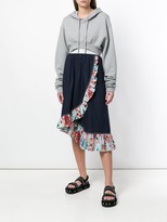 Thumbnail for your product : I'M Isola Marras Ruffled Trim Asymmetric Skirt