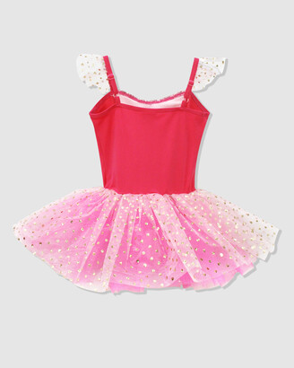 Disney Princess by Pink Poppy Girl's Pink Party Dresses - Disney Princess Aurora Sleeping Beauty Sparkling Tutu Dress