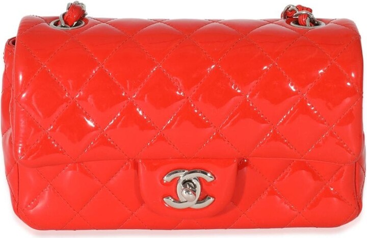 Chanel Quilted Mini Rectangular Iridescent Pink Calfskin Silver Hardwa –  Coco Approved Studio