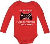 Thumbnail for your product : TeeStars Player 2 Has Ente The Game - Gift for Second Child Gamer Geek Baby Long Sleeve Onesie