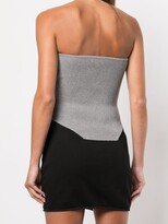 Thumbnail for your product : Fleur Du Mal Ribbed-Knit Strapless Corset Top