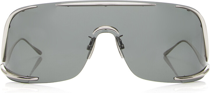Loewe Shield Mask-Frame Metal Sunglasses