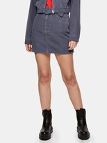 Thumbnail for your product : Topshop Self Belt Cord Mini Skirt - Blue