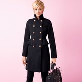 Thumbnail for your product : La Redoute PRIX MINI Mid-Length Military Style Double-Breasted Peplum Coat