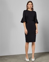Thumbnail for your product : Ted Baker Lace Sleeve Bodycon Dress