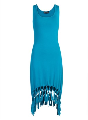 teal casual dress