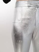 Thumbnail for your product : Philosophy di Lorenzo Serafini Metallic Flared Trousers