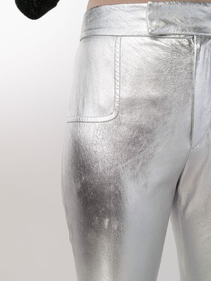 Philosophy di Lorenzo Serafini Metallic Flared Trousers