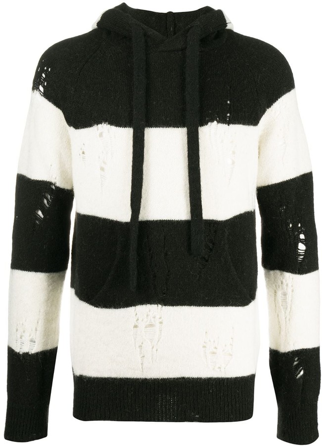 distressed mens hoodie
