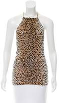Thumbnail for your product : Dolce & Gabbana Cheetah Halter Top