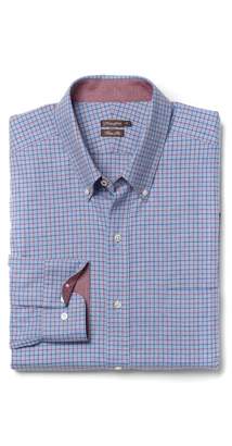 J.Mclaughlin Westend Trim Fit Flannel Shirt in Tattersall Check