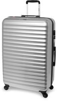 Thumbnail for your product : Delsey Axial silver 4 wheel hard large suitcase