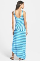 Thumbnail for your product : Tart 'Rosa' Stripe Asymmetrical Jersey Maxi Dress